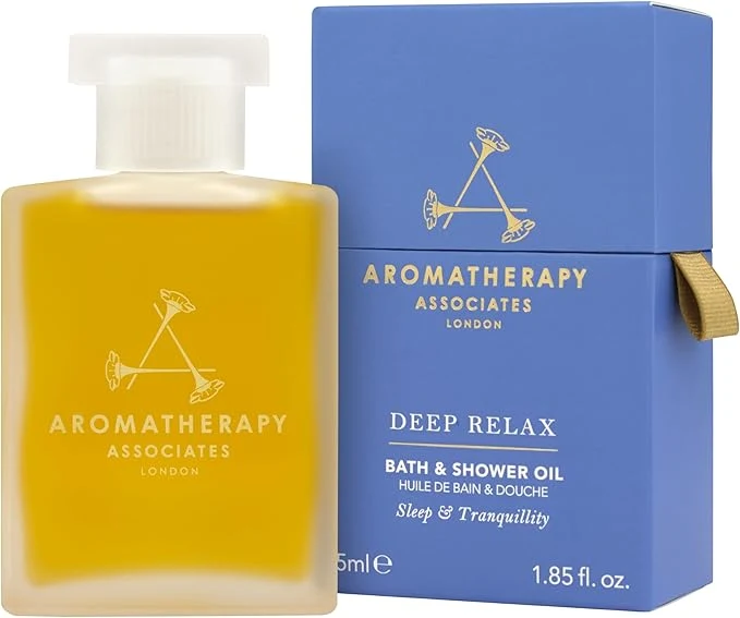 Lightweight Aromatherapy Associates Deep Relax Bath and Shower Oil – Natural Hydrating Oil Next-Generation