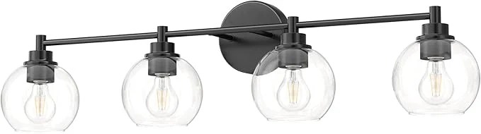 Carefully Designed VONLUCE Bathroom Light Fixtures 4-Light Bathroom Vanity Light Official
