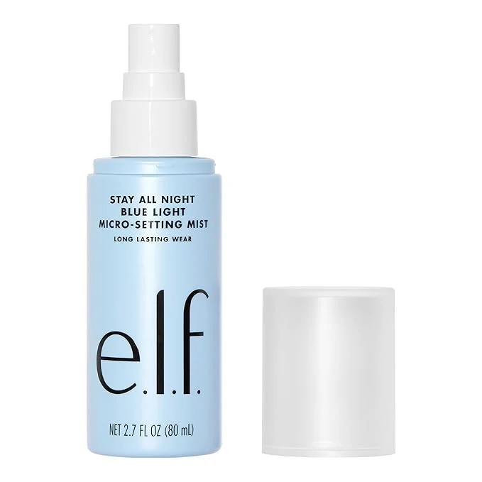 High-Quality e.l.f. Stay All Night Blue Light Micro-Setting Mist Setting Spray Skin Proven