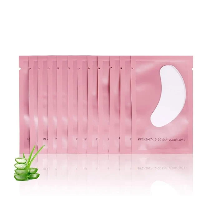 Elegant 100 Pairs Set Gel pads for eyelash extensions Comfy and Cool Under Eye Pads Artisan