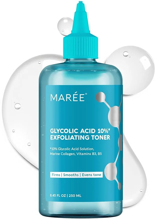 Reusable MAREE Toner Glycolic Acid Exfoliating Toner Crafted