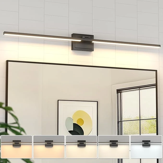 User-Friendly VOLISUN Bathroom Vanity Light 48 inch 5CCT Dimmable 40W LED Bathroom Light Clean