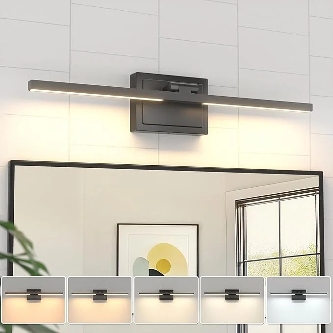 First-Class VOLISUN Bathroom Vanity Light 24 inch 5CCT Dimmable 24W LED Bathroom Light Trusted