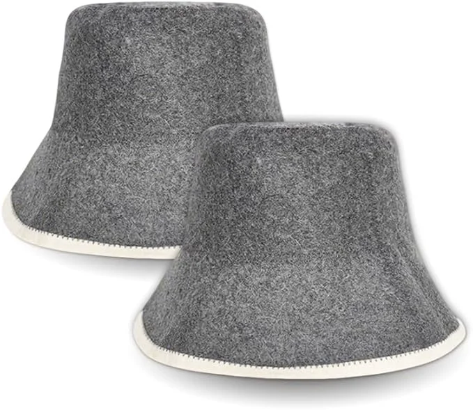 Powerful Wool Sauna Hat Comfortable Soft Felt Wool Cap Breathable Russian Banya Cap Expertly Made