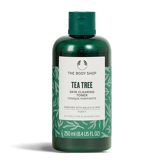 Fine The Body Shop Tea Tree Skin Clearing Mattifying Toner – Purifying Vegan Facial Eco-Friendly
