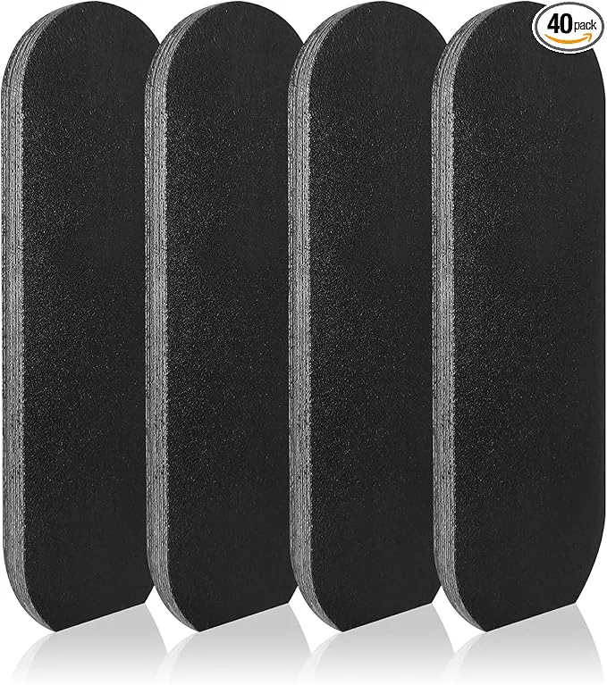Fashionable EagleKing Stainless Steel Foot File Refills 40 Pieces Pads Advanced