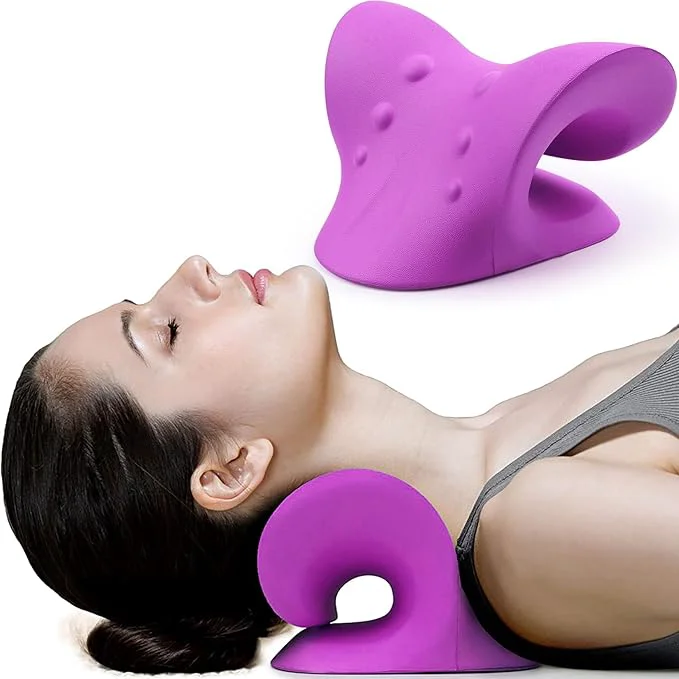 Sustainable RESTCLOUD Neck and Shoulder Relaxer Cervical Traction Device Expertly Made