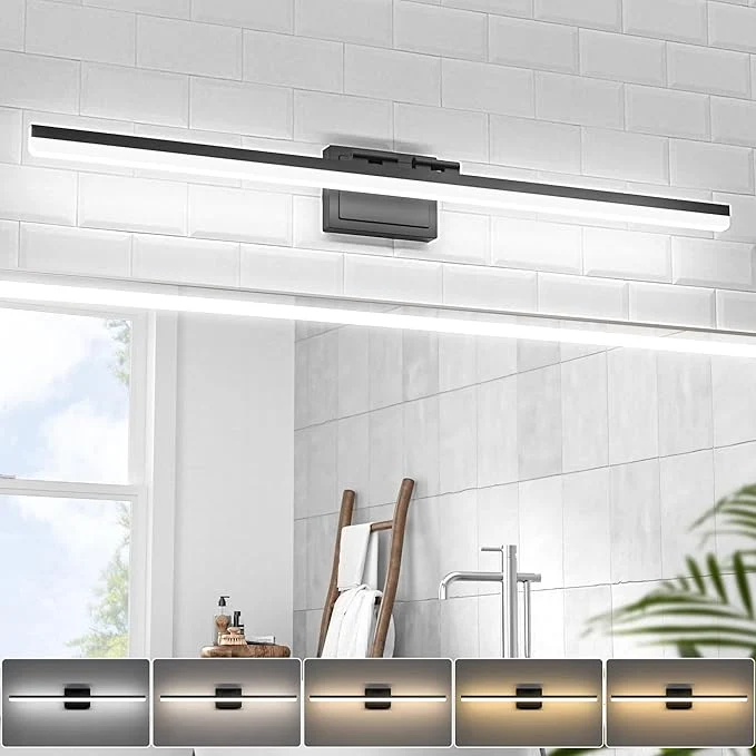 Casual VOLISUN Modern Bathroom Vanity Light 39.4 inch 34W Dimmable 5CCT Led Bathroom Flexible
