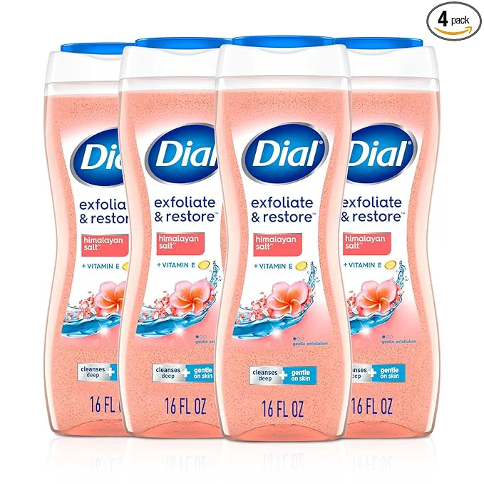 Specialty Dial Body Wash Exfoliate Restore Himalayan Salt 16 Fl Oz Hydraclean Minimalist