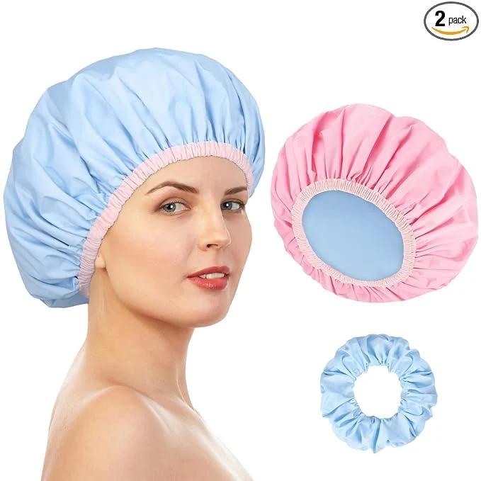 Practical Pengxiaomei Double-Sided Shower Cap Proven