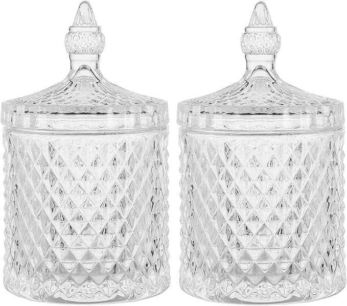 Professional rejomiik Qtip Holder Glass Apothecary Jars Next-Generation