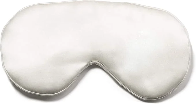 High-Grade Fishers Finery 25 Momme Mulberry Silk Travel Sleep Mask Adjustable Strap Comfortable
