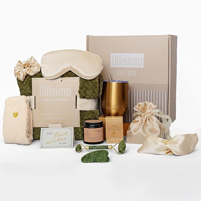 Reliable Luxury Spa Gift Basket for Women Self Care Kit Hug in a Box Get Well Soon Premium Material