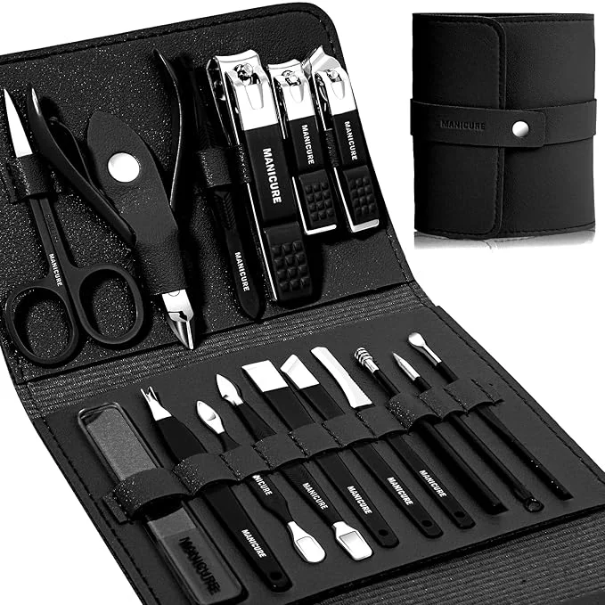 Durable Manicure Set Professional Nail Clippers Pedicure Kit Contemporary