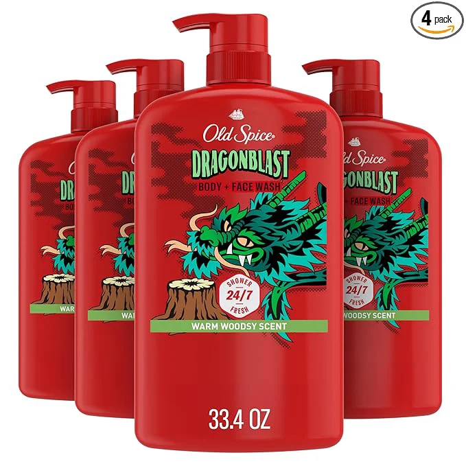 Carefully Designed Old Spice Cleansing Body Wash for Men 3X Defense 24 7 Shower Fresh Healthy