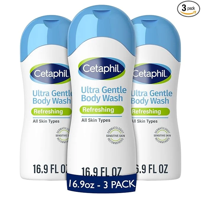 Verified Cetaphil Ultra Gentle Refreshing Body Wash Refreshing Scent Efficient
