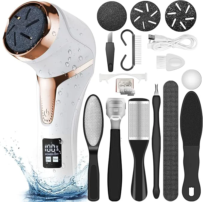 Smart Hoxida Electric Callus Remover for Feet Rechargeable Foot Pedicure Tools Foot Elite