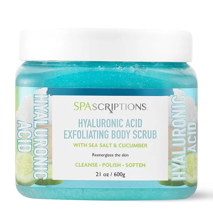 High-End SpaScriptions Cucumber Sugar Scrub Easy-to-Use