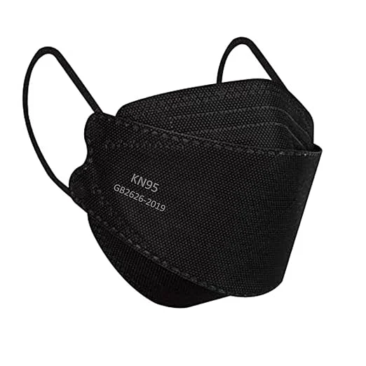 Excellent Borje KN95 Face Masks for Adults 50 Pack 5-Ply Black Disposable Face Mask Top-Quality
