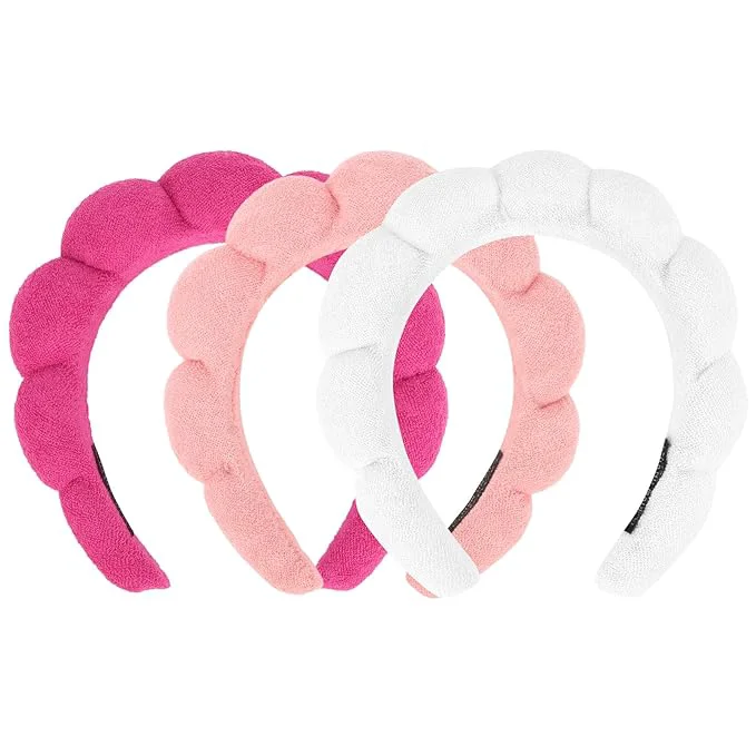 Genuine 3 Pack Spa Headbands Elite