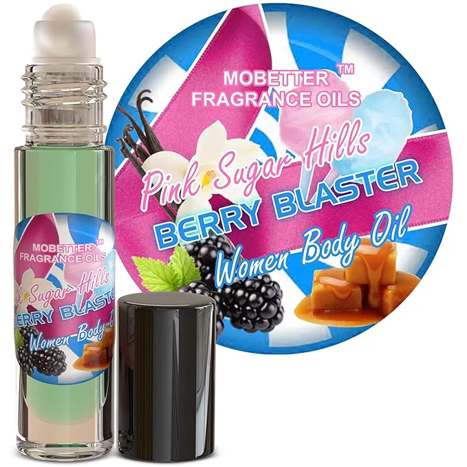 World-Class MOBETTER FRAGRANCE OILS Pink Sugar Berry Blaster Women Perfume Body Oil 1 3 oz Sophisticated