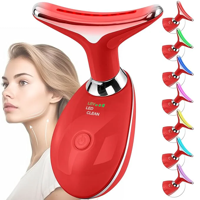 Exclusive Facial Massager Red-Light-Therapy-for-Face and Neck Face culpting Wand Genuine