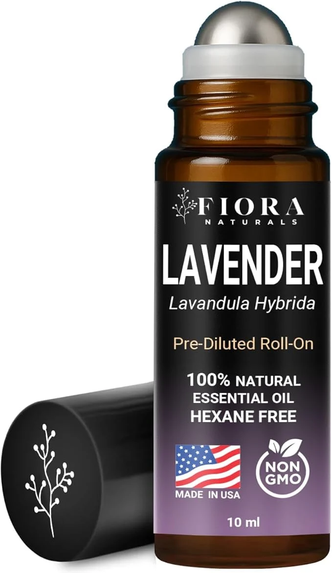Elite Lavender Essential Oil Roll On – Pre-diluted Calming Lavender Oil Smart