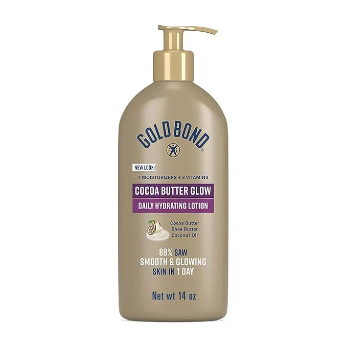 Trendy Gold Bond Cocoa Butter Glow Daily Hydrating Lotion Carefully Designed