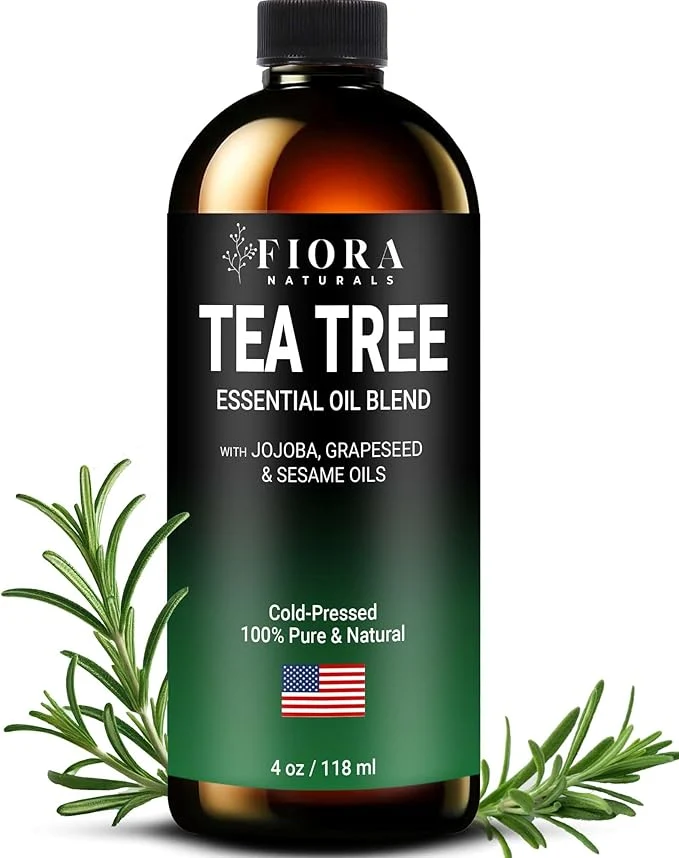 Powerful Fiora Naturals Tea Tree Essential Oil Blend Soothing Moisturizer Pure
