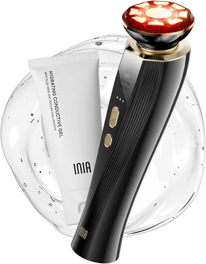 Organic INIA 3-in-1 Red Light Therapy for Face and Neck Beauty Device for Puffiness Minimalist