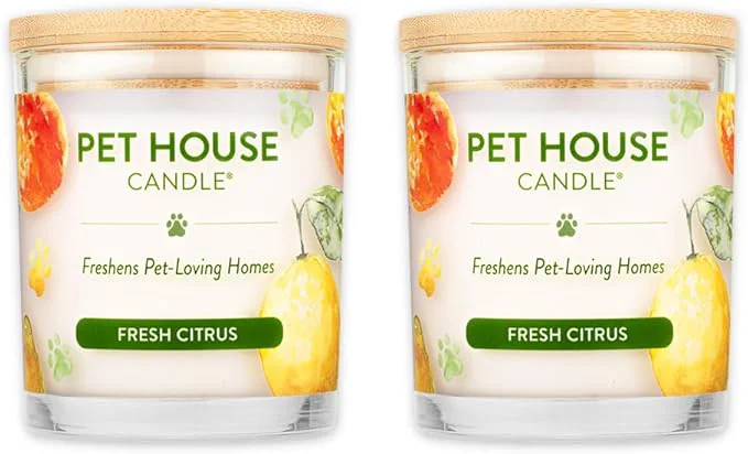 Classic One Fur All Pet House Candle 2 Pack Dependable