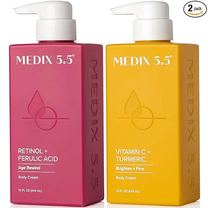 Eco-Friendly Medix 5.5 Retinol Body Cream Vitamin C Lotion Anti Aging Moisturizer Skincare Enhanced