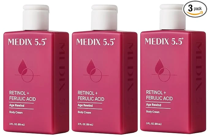 Soft Medix 5.5 Retinol Body Lotion Firming Moisturizer Crepey Skin Care Treatment Breathable