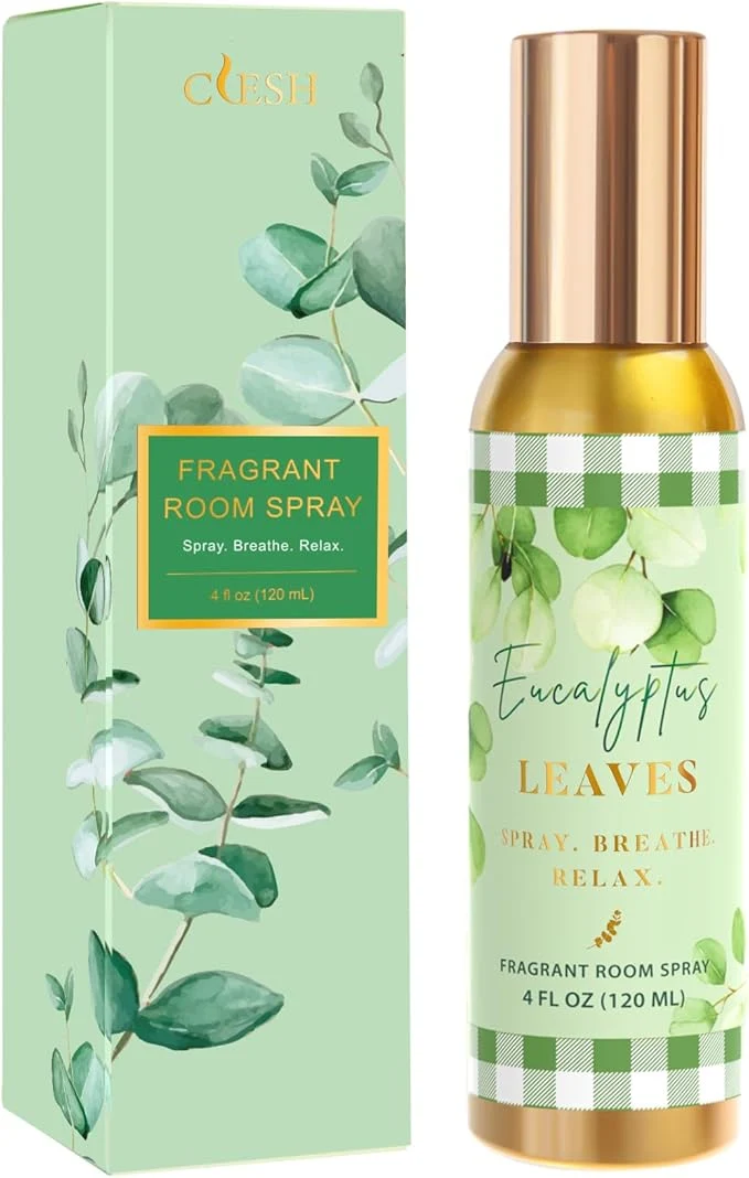 Unique Room Spray Eucalyptus Leaves 4 fl oz Air Freshener Modern