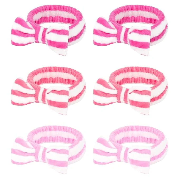 Sustainable Casoty 6 Pcs Spa Skincare Headband Functional