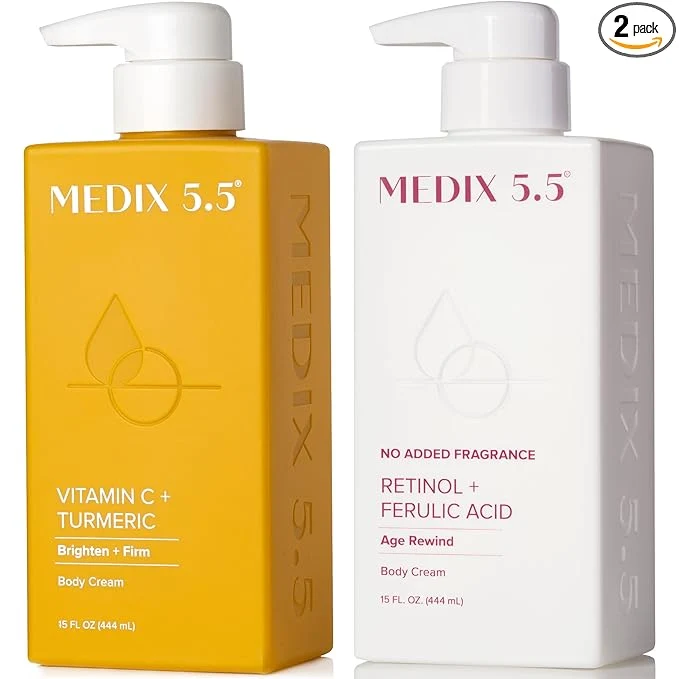 Flexible MEDIX Fragrance Firming Retinol Body Lotion Brightening Vitamin C Cream Functional