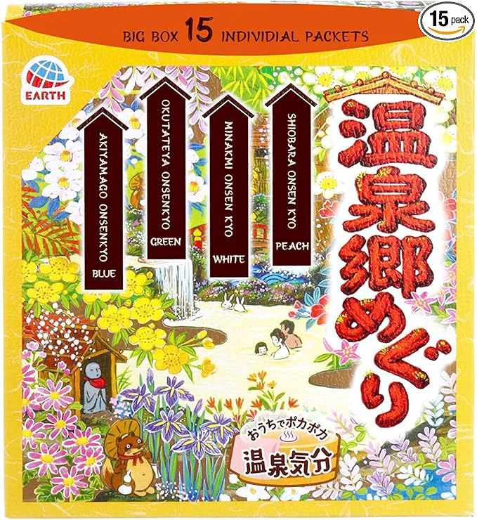Sustainable SOFIA BY ODE Earth Meguri Hot Springs Japanese Onsen Bath Powder Bath Salts Safe