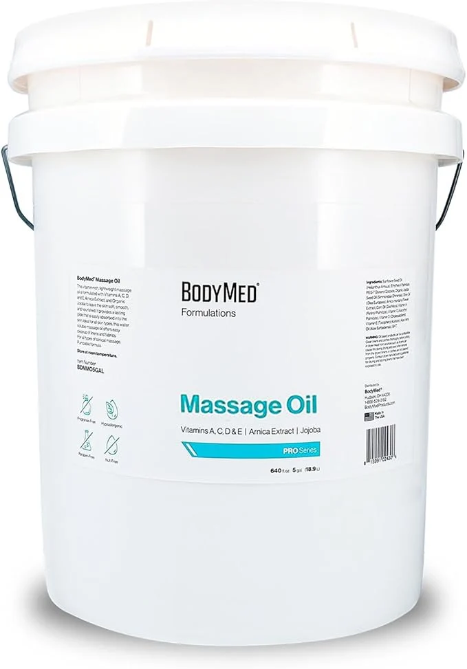 Durable BodyMed Formulations Massage Oil 5 gal. – Fragrance- All-Natural Oil Flexible