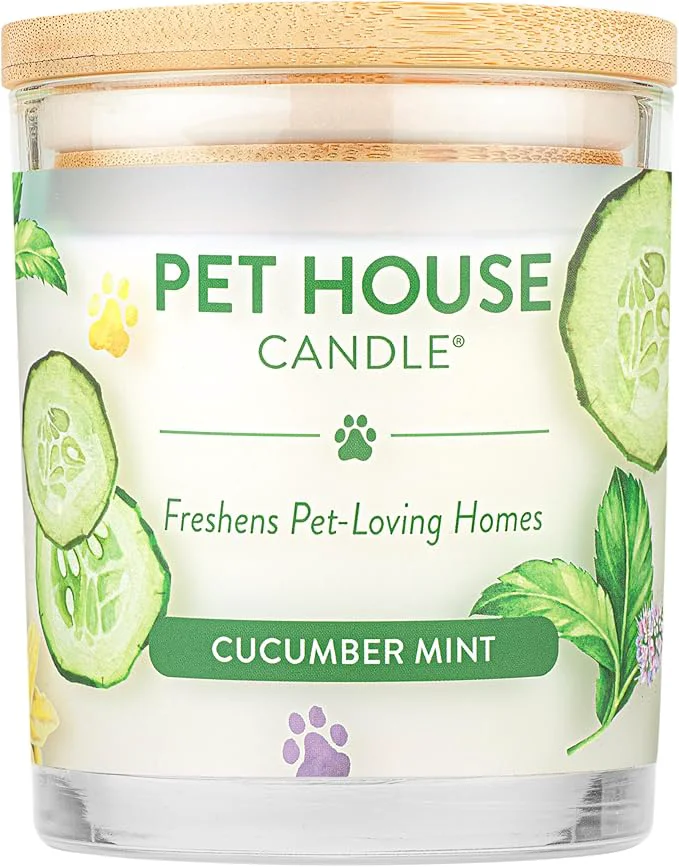 Fashionable Pet House Cucumber Candles Long Lasting Scented Candles Elite