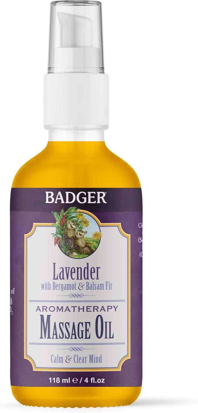 Original Design Badger Lavender Massage Oil Organic Massage Oil Relaxing Moisturizing Quality