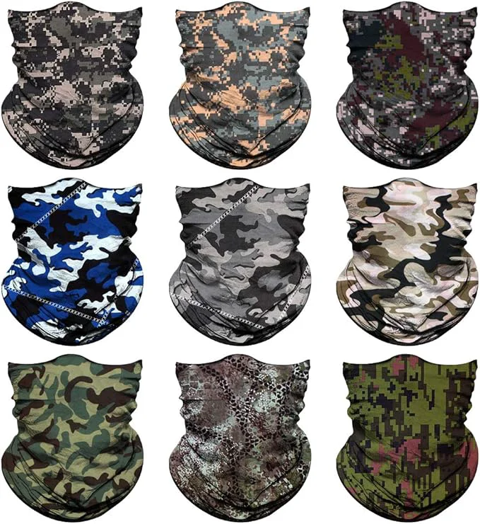Luxury Venswell Neck Gaiter Face Mask Men Women Seamless Bandana Rave Face Cover Flexible