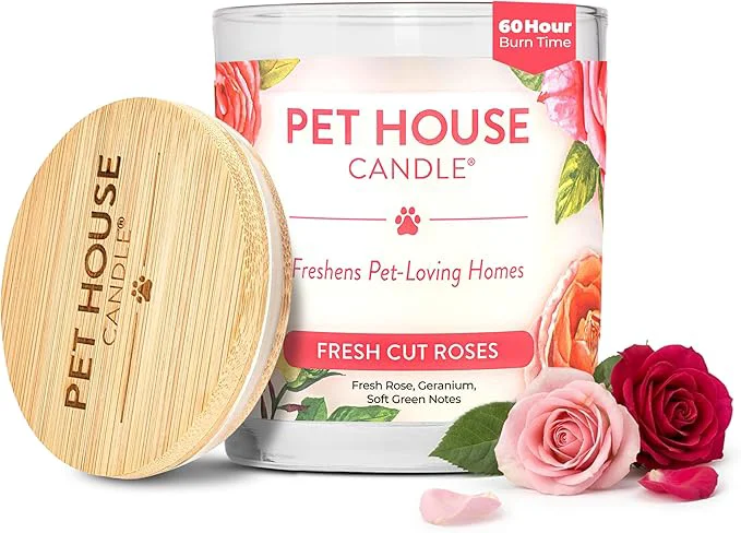 Pure Pet House Candles Clean Long-Burning Scented Pet Friendly Candles Plant-Based Versatile