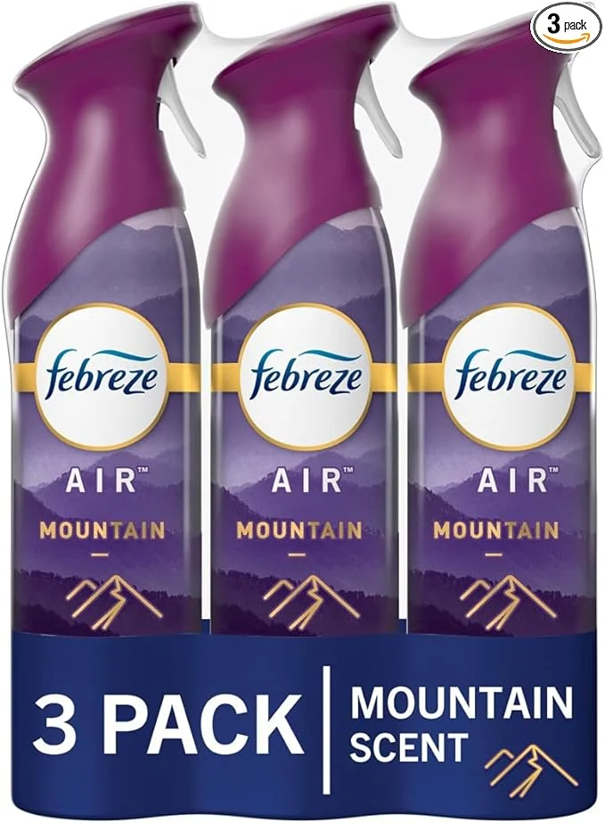 Fast Febreze Air Mist Air Freshener Spray Odor-Fighting Room Spray Air Fresheners Green