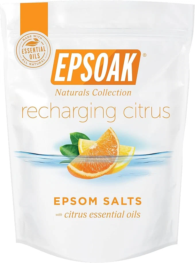 Natural Epsoak Epsom Salt 2 lb. USP Magnesium Sulfate Stylish