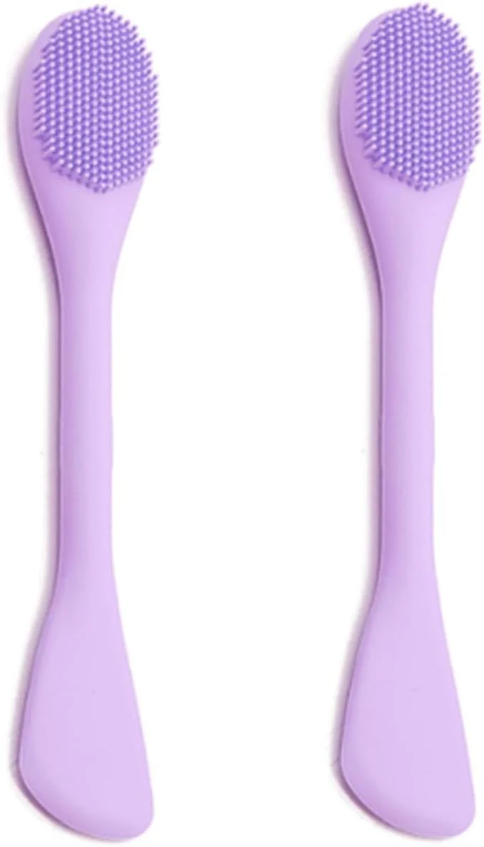 Trusted Silicone Cleansing Brush 2pcs Mask Applicator and Skincare Certified