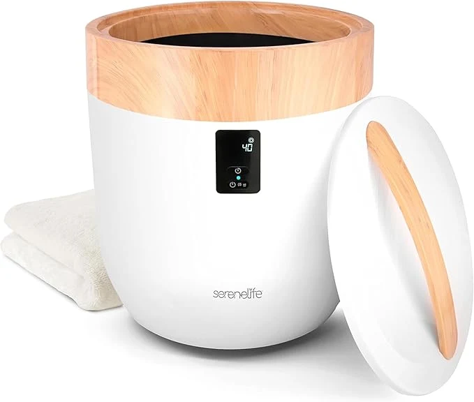 Next-Generation SereneLife Counter Towel Warmer Bucket - Smooth