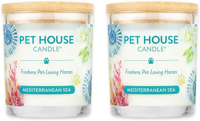 Fine Crafted Pet House Candles Plant-Based Clean Burning Long Lasting Pet Friendly Candles Practical
