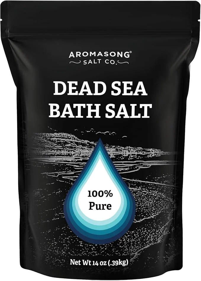 Breathable Aromasong Dead Sea Salt Bath Soak 14 OZ Pack – Natural Dead Sea Salts World-Class