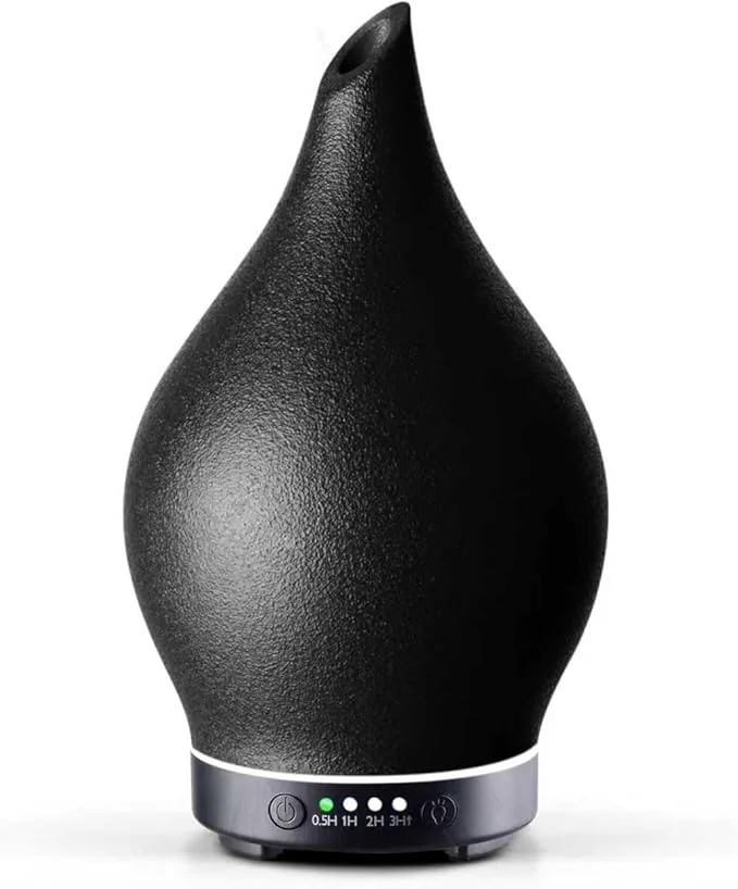 Durable Porseme 150ml Essential Oil Diffuser Ceramic Color Changing Aroma Air Diffusers User-Friendly