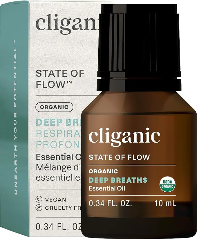 Comfortable Cliganic Organic Essential Oils Blend Functional